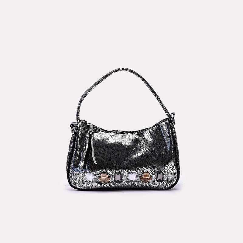 Casual Hand Bags Silver 0322016