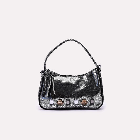 Casual Hand Bags Silver 0322016