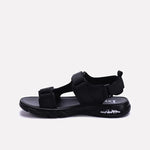 Black Velcro Strap Sandals 0141181