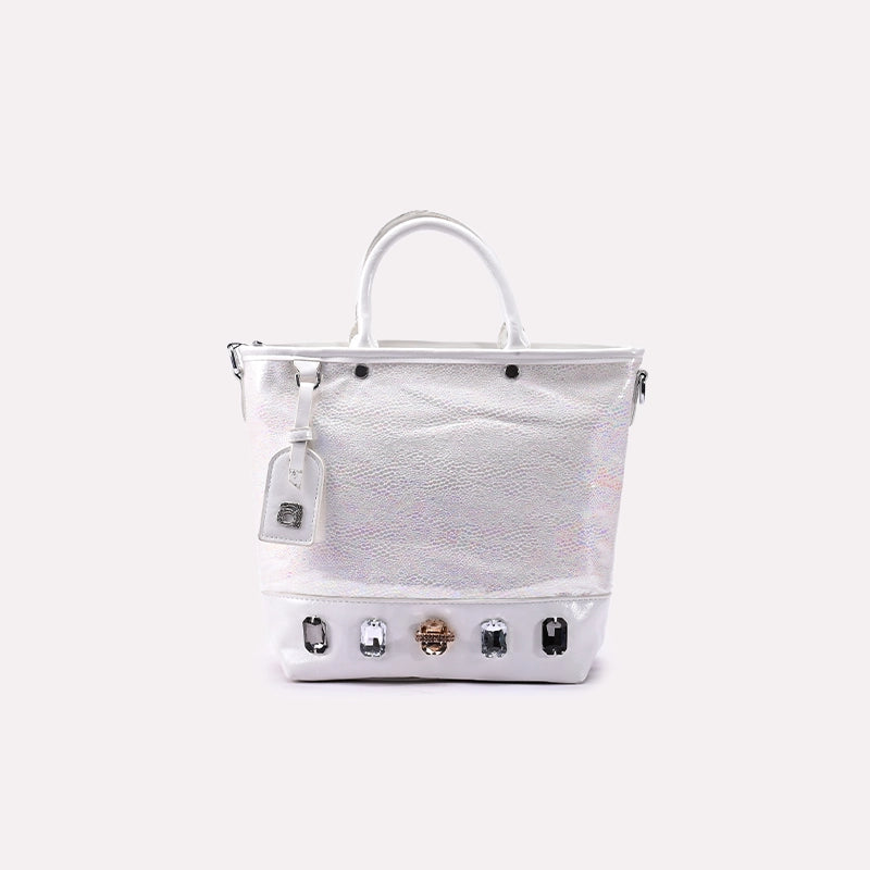 Casual Shoulder Bags White 0331456