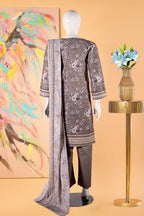 Floral Mirage Twilight  - 3 Piece Cotton Stitched Suit 15D0114