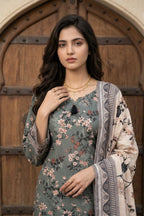 Avielle – 3 Piece Stitched Viscose Linen Suit 1512311