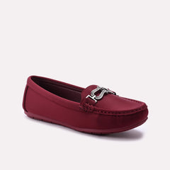Moccasin Shoes Maroon 0440970