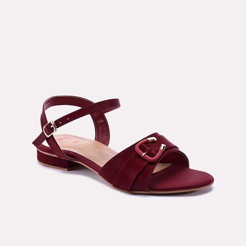 Maroon Casual Sandals 0421354