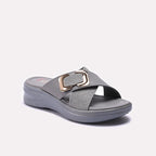 Girl Fancy Slipper Gray 0730405