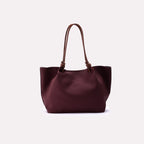 Casual Shoulder Bag Maroon 0331771