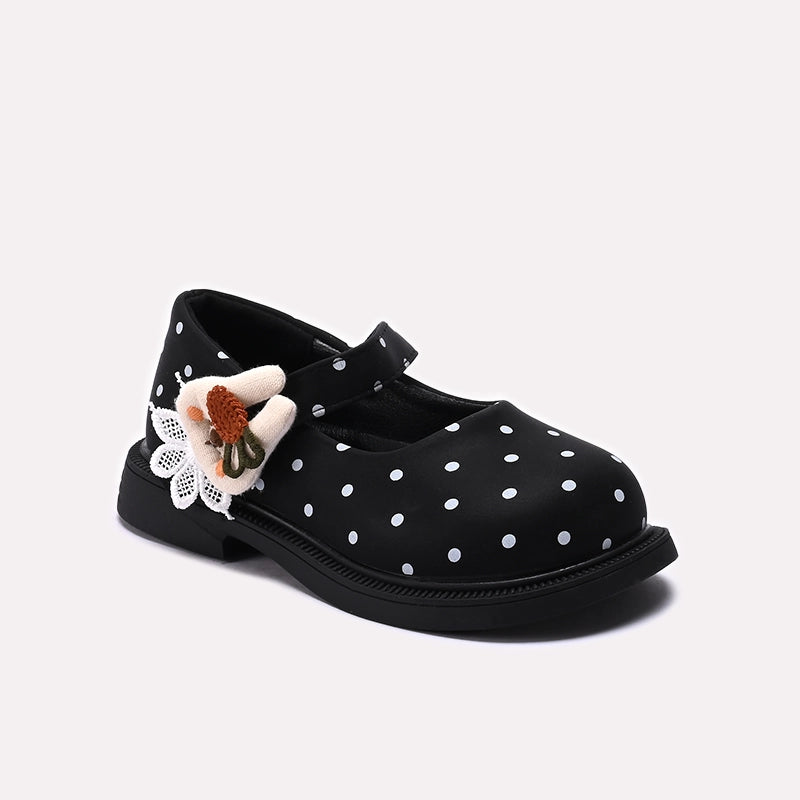 Girl Fancy Pumps Black 0710705