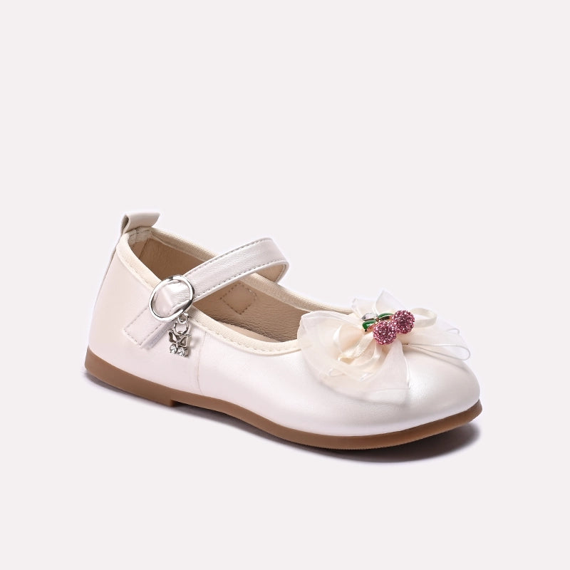 Girl Fancy Pumps Fawn 0710708