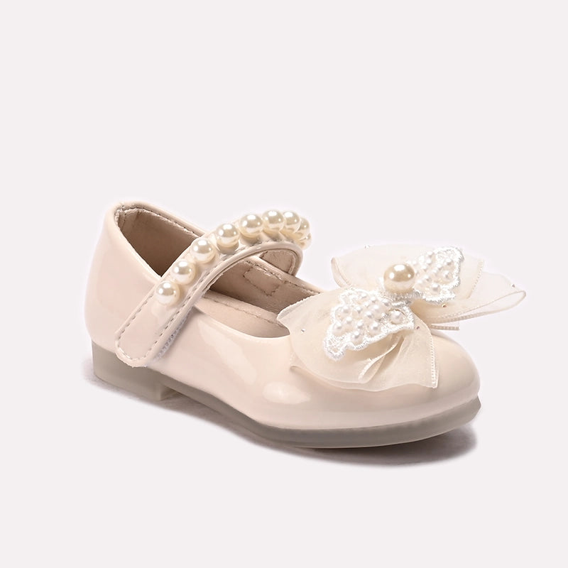 Girl Fancy Pumps Fawn 0710737
