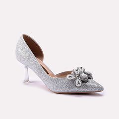 Bridal Court Shoes Silver 0450197