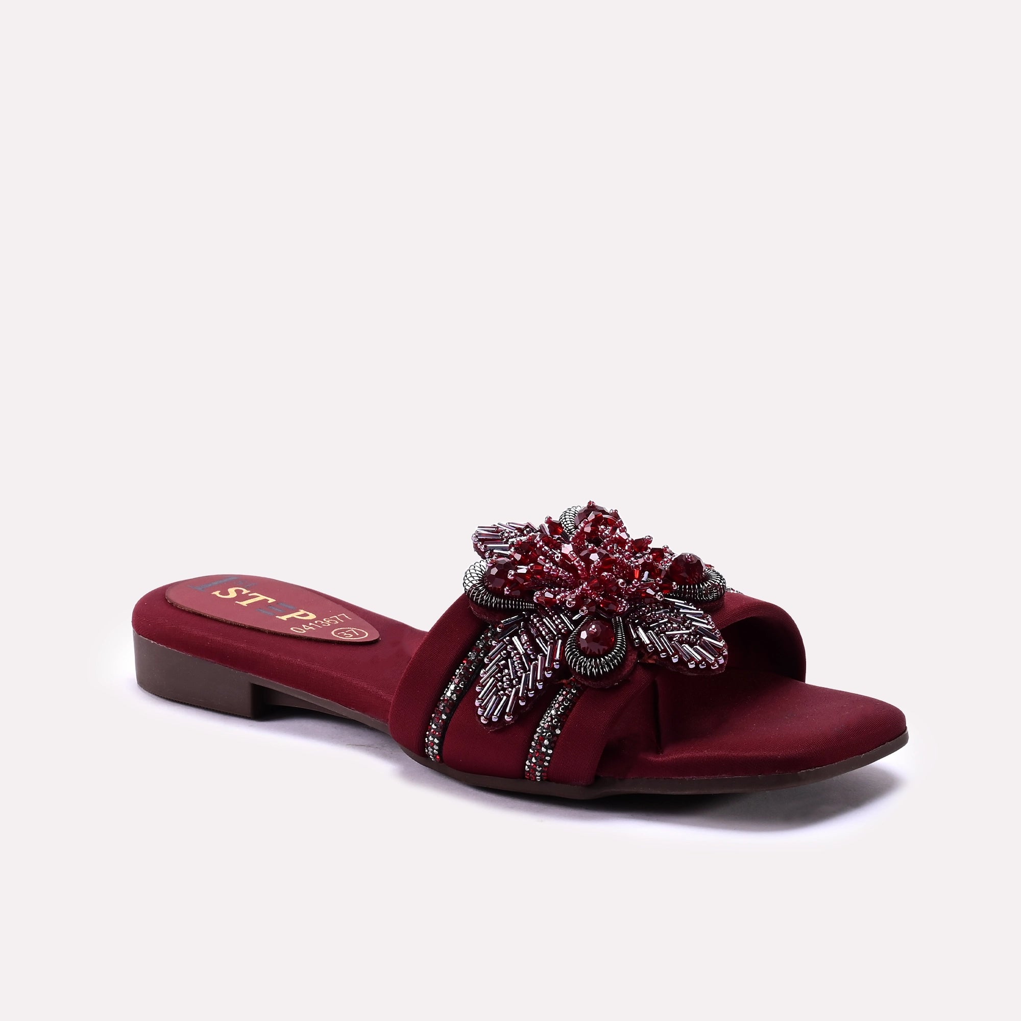 Fancy Slipper Maroon 0413677