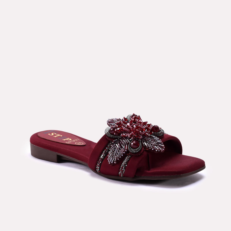 Fancy Slipper Maroon 0413677