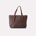 Casual Hand Bag Brown 0322299