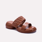 Mustard Chunky Casual Slippers 0412899