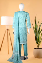 Celadon Grace 3 Piece Stitched Cotton Suit  15D0116