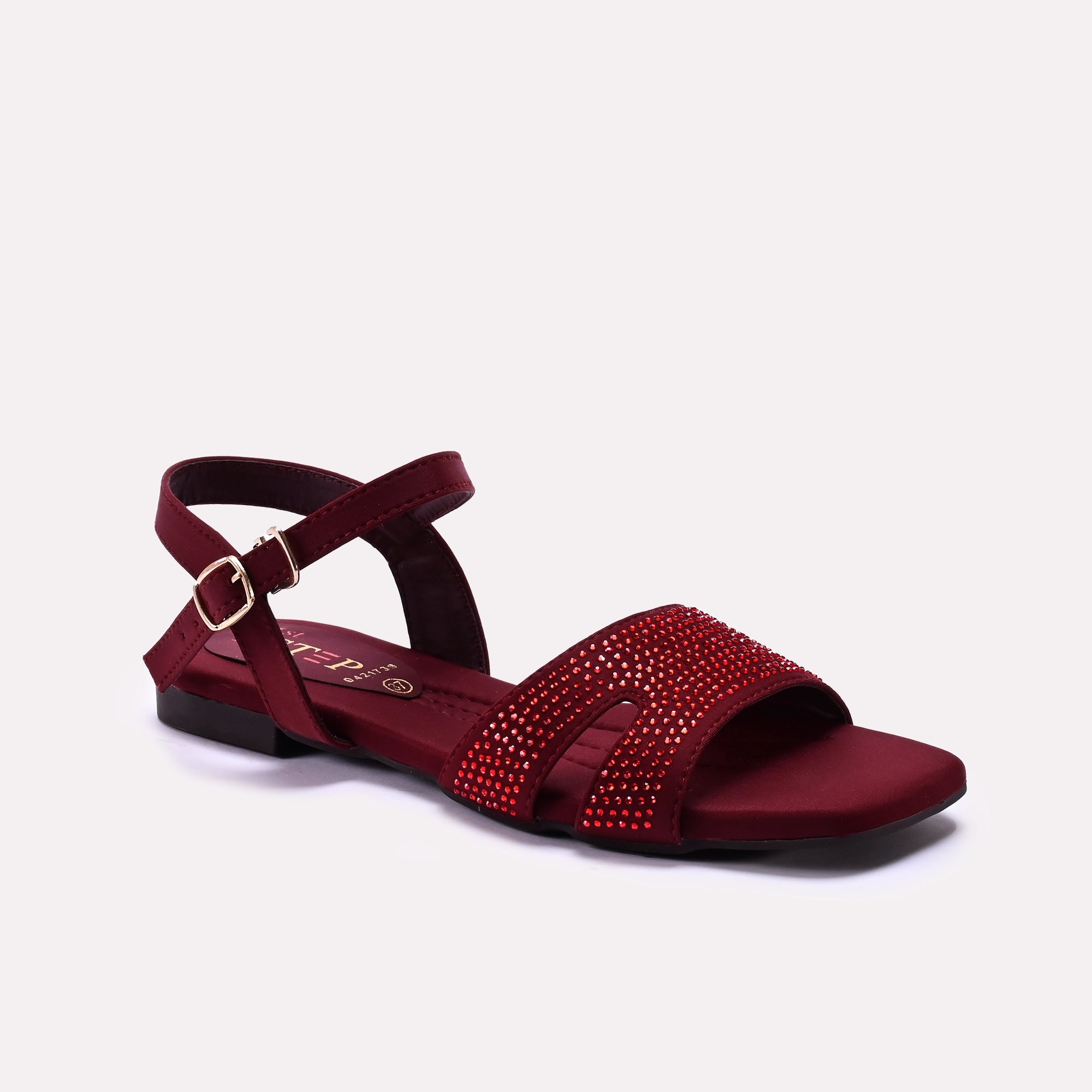 Fancy Sandal Maroon 0421739