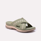 Green Casual Slipper 0413433