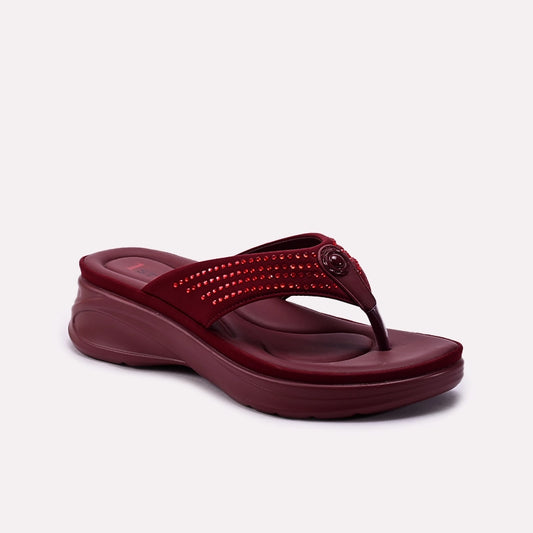 Casual Slipper Maroon 0413437