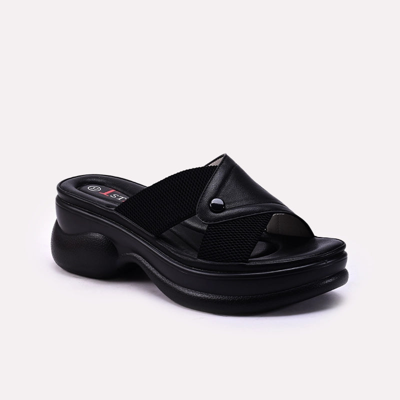 Black Casual Slipper 0413382
