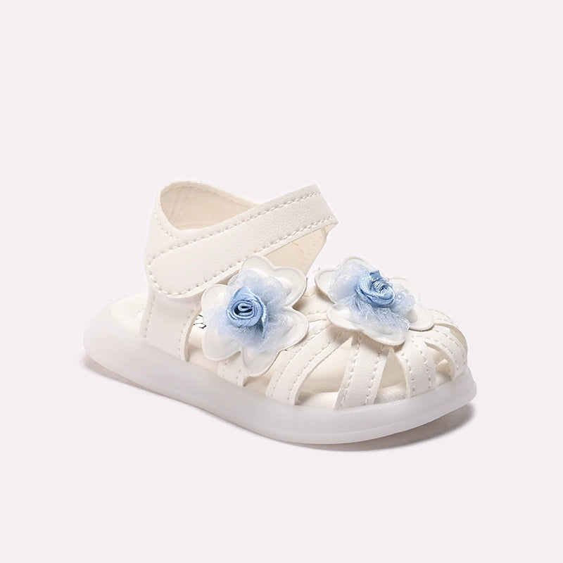 Girl Fancy Sandal White 0721397