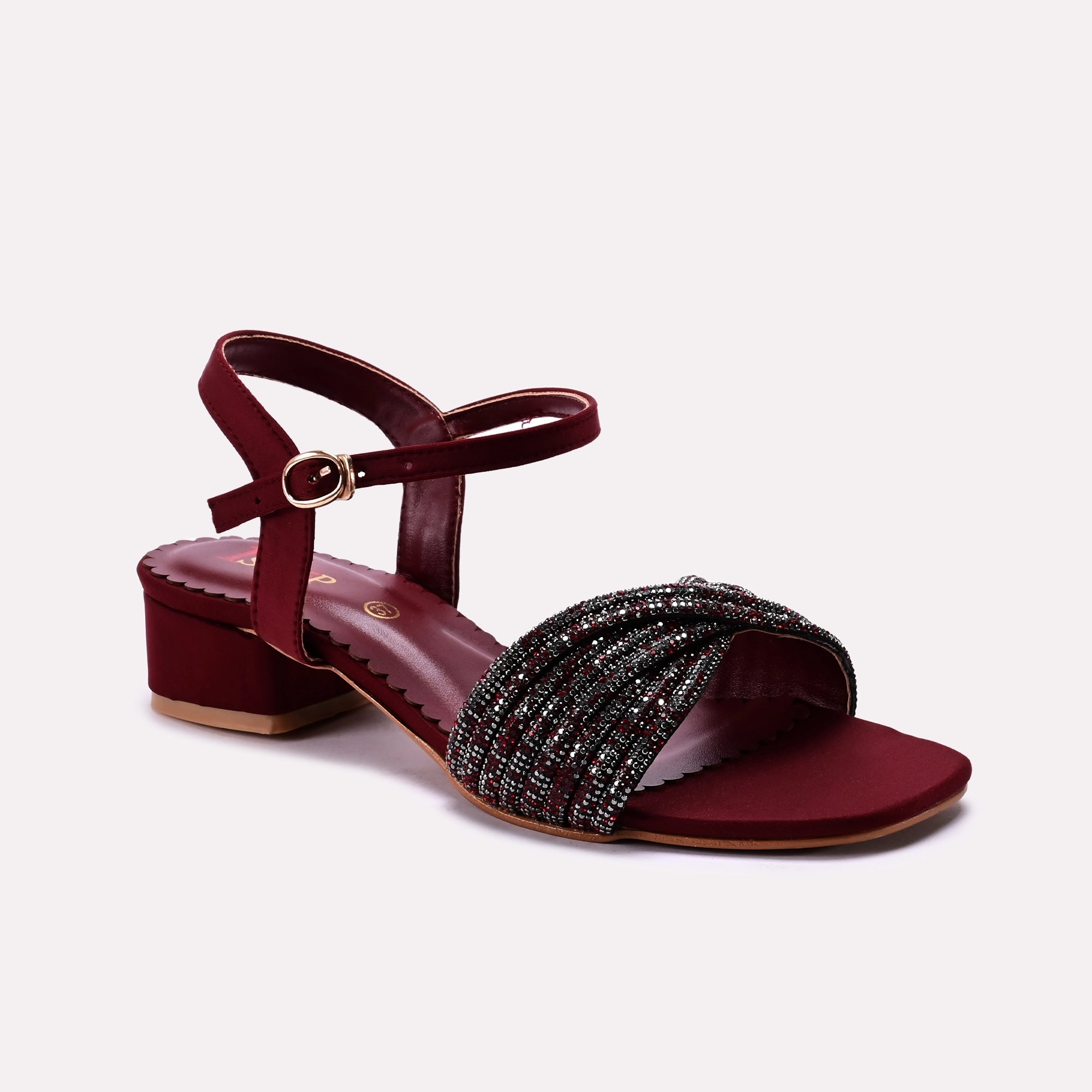 Bridal Sandal Maroon 0421821