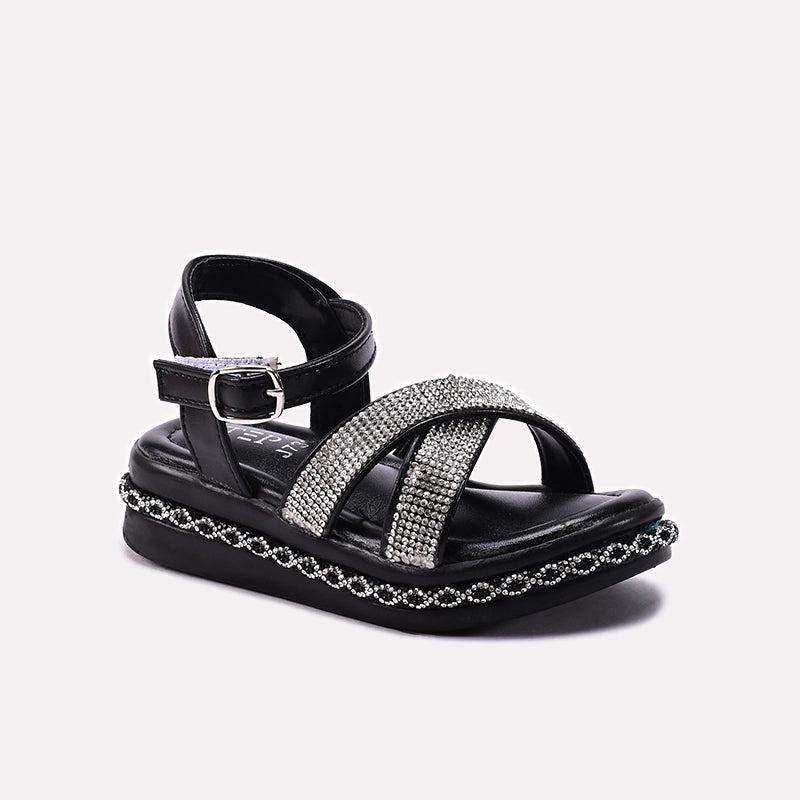 Black Casual Sandal 0720810
