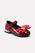 Girl Fancy Pumps  Maroon 0710747