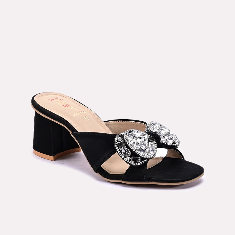 Black Fancy Slippers 0412760