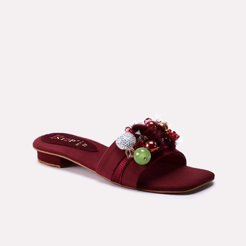 Fancy Slipper Mahroon 0413507