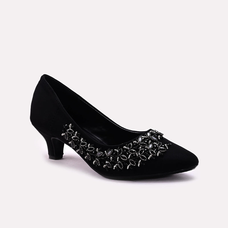 Bridal Court Shoes Black 0450056