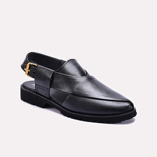 Black Peshawari Sandals 0141116