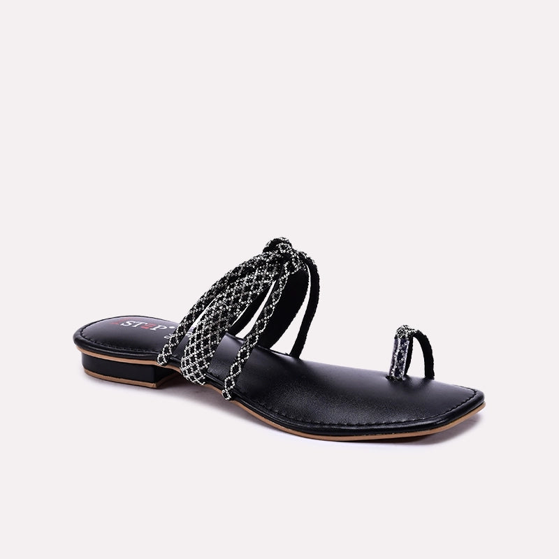 Black Fancy Slippers 0412846
