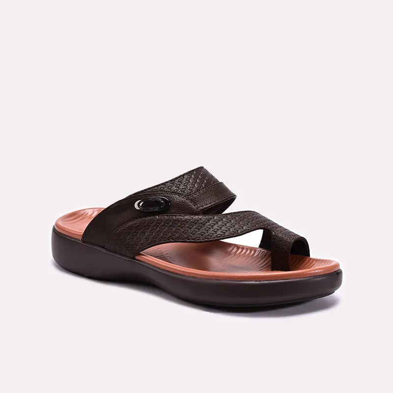 Brown Mens Casual Slippers 0151161