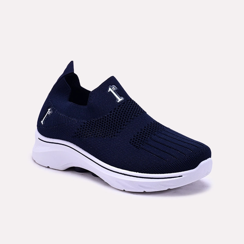 Blue Slip On Sneakers Women 0440812