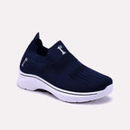 Blue Slip On Sneakers Women 0440812