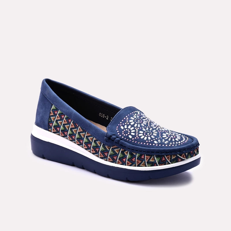 Moccasin Shoes Blue 0440926