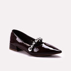 Fancy Court Shoes Brown 0450150