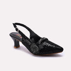 Fancy Court Shoes Black 0450236