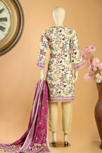 Serenya - 3 Piece Stitched Lawn Suit 15R1124