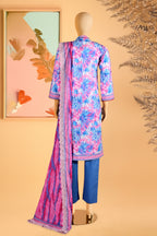 Blush Whisper – 3 Piece Stitched Lawn Suit 15R1150