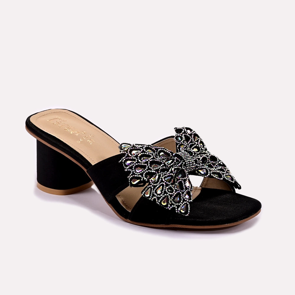 Bridal Slipper Black 0412425