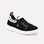 Black Walking Sneakers For Men 0120546