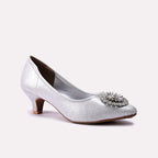 Bridal Court Shoes Silver 0450059