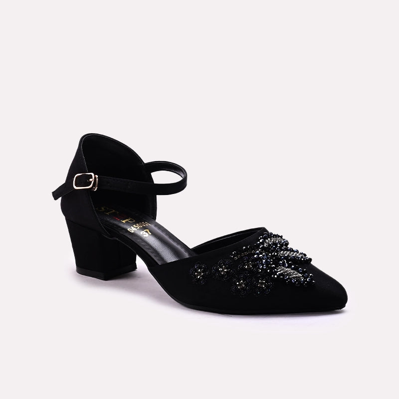 Bridal Court Shoes Black 0450051
