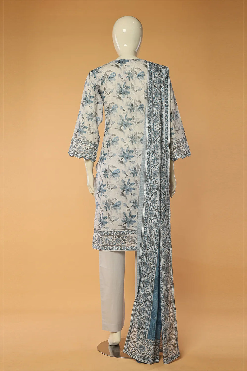 Amara - 3 Piece Stitched Lawn Suit 15D0097