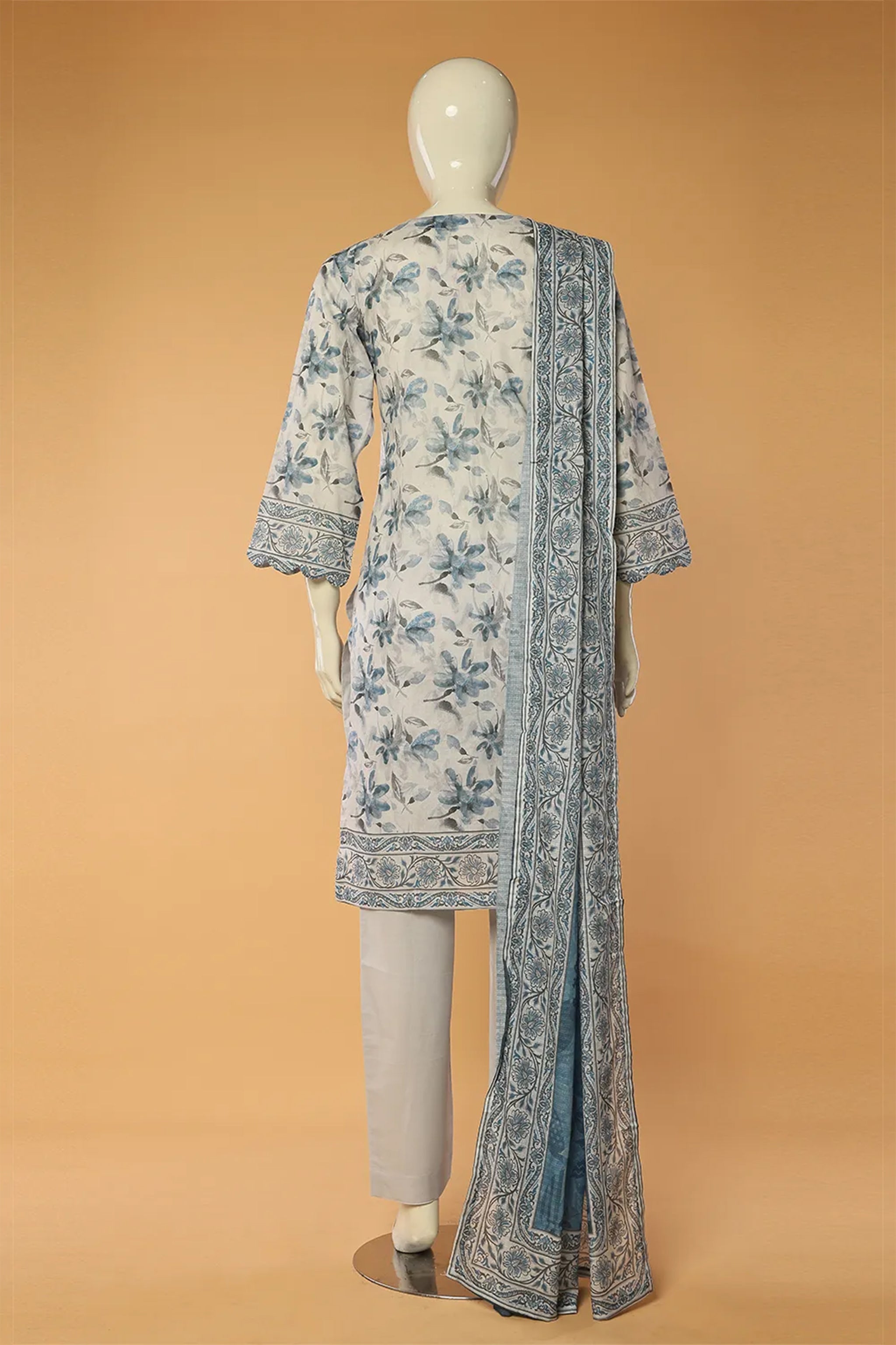 Amara - 3 Piece Stitched Lawn Suit 15D0097
