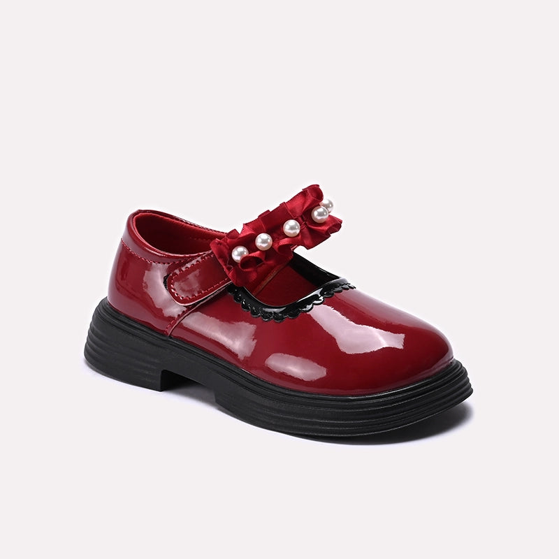 Girl Fancy Pumps Red 0710702
