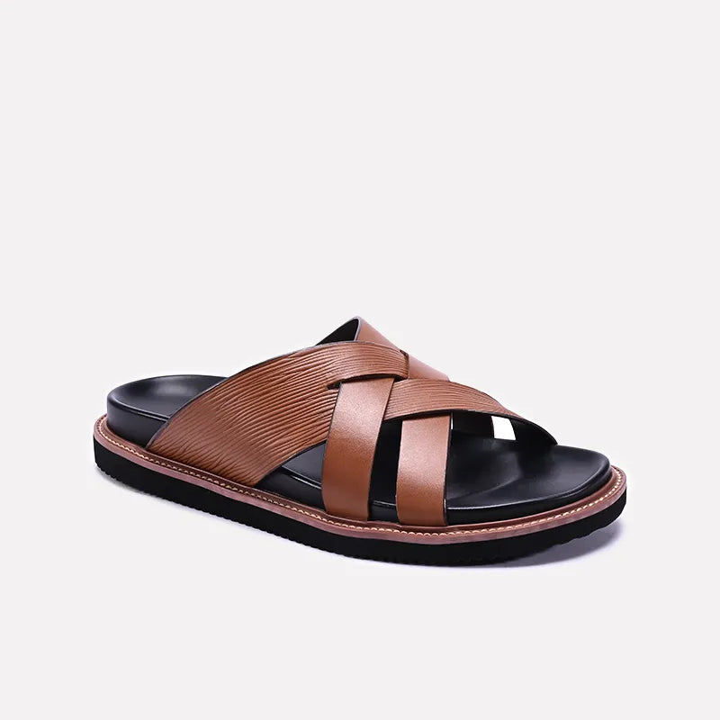 Brown Soft Sole Casual Slippers 0151052