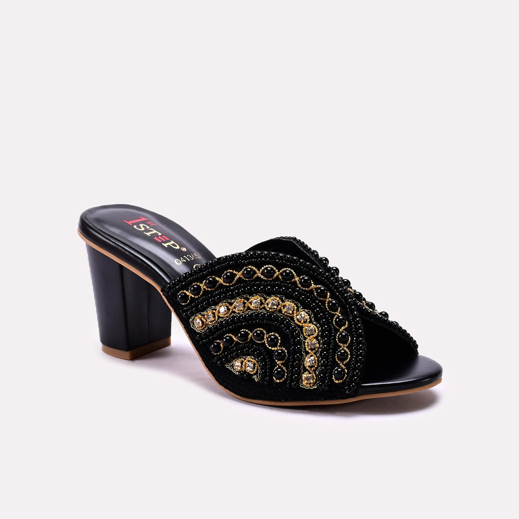 Bridal Slipper Black 0413657