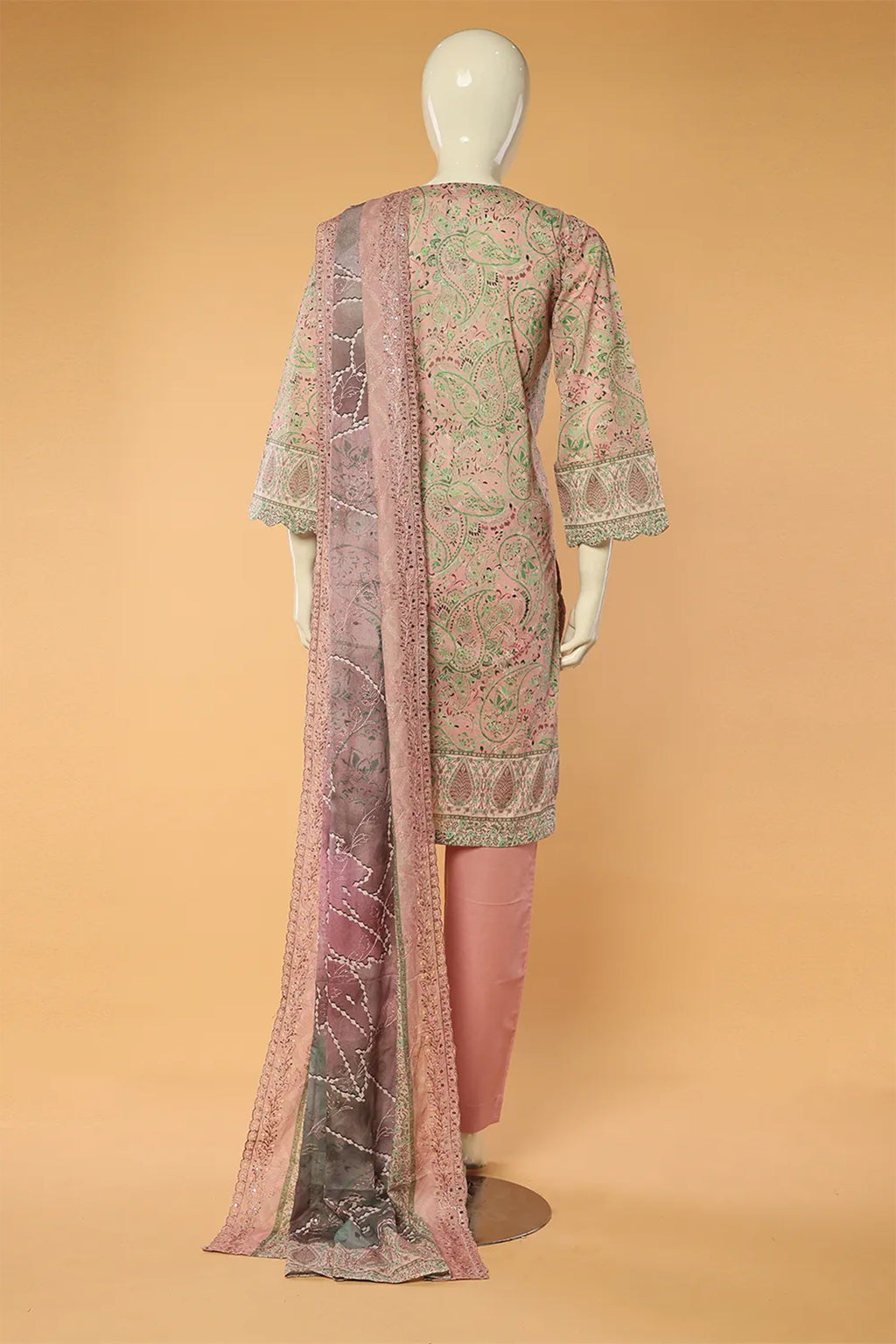 Sarina - 3 Piece Stitched Lawn Suit 15D0094